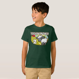 Barnens andra födelsedag i dag är jag två! Cute La T Shirt