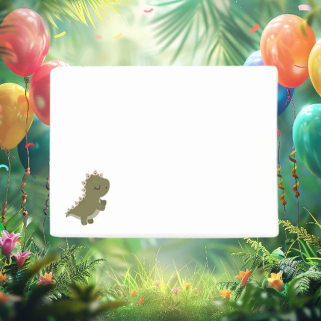 Barnens Boho Dinosaurie Post-it Block (Discover the enchanting world of Children's Boho Dinosaur Post-it Notes!)