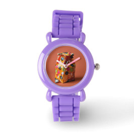 Barnens CandyBag Lila Silicone Watch Armbandsur