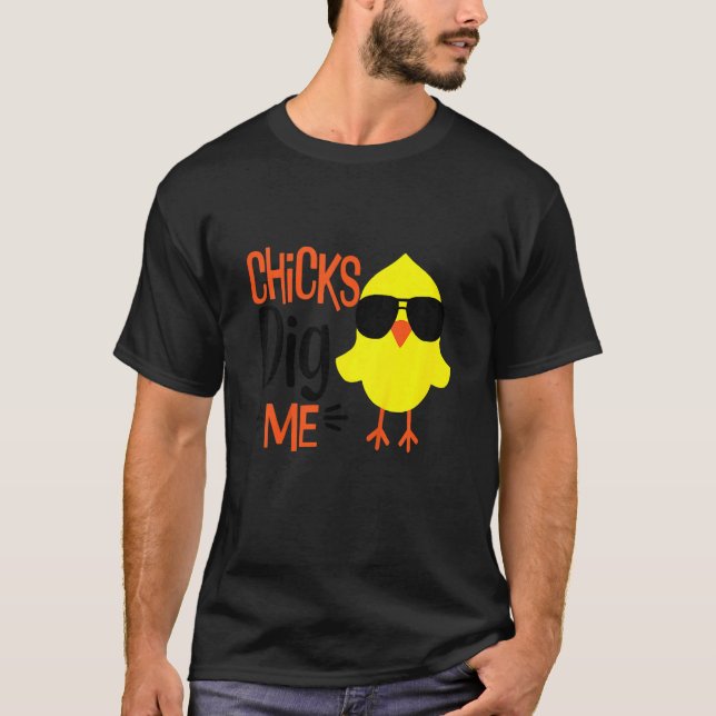 Barnens Chick Gräver mig Christian Påsk Dag för po T Shirt (Framsida)
