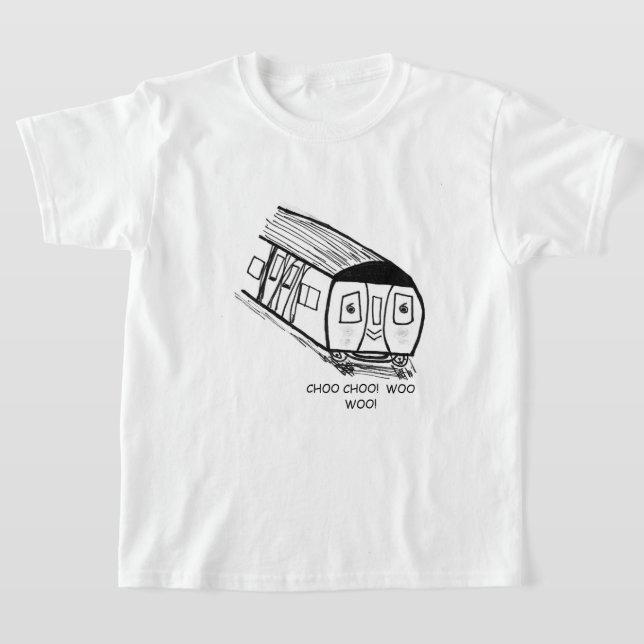 Barnens Choo Choo Train T-shirt (Laydown)
