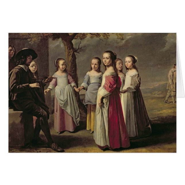 Barnens dans hälsningskort (Framsidan Horizontal)