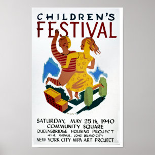 Barnens festival poster