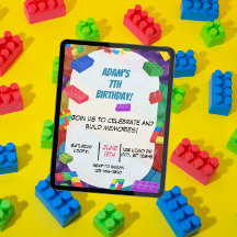 Barnens födelsedagsfest i block