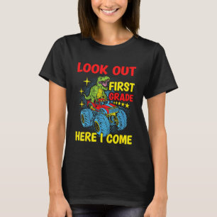Barnens Första Skoldag Se Upp 1:a Klass Här Kommer T Shirt