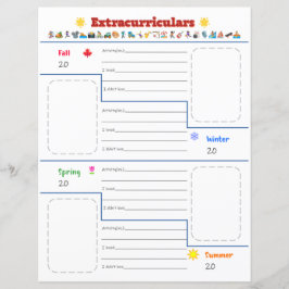 Barnens fritidsaktiviteter utskrivbara