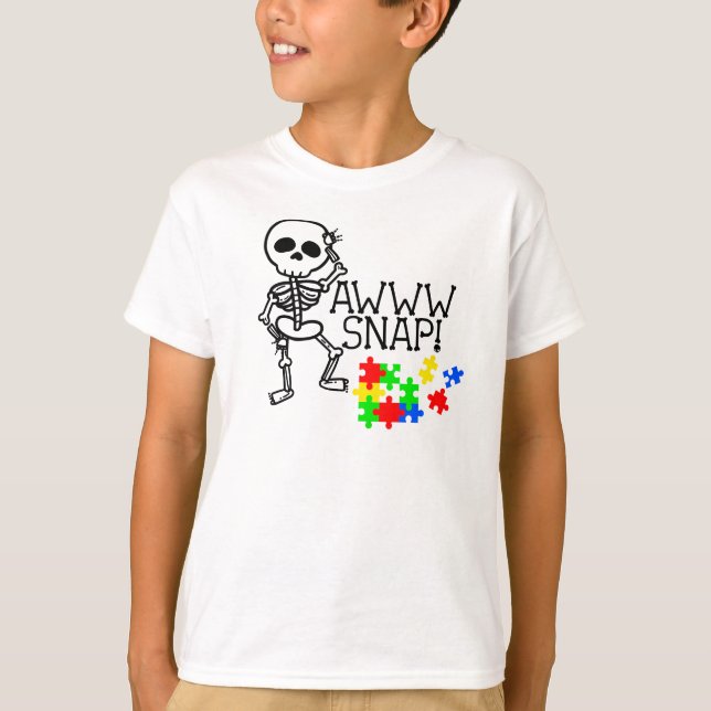 Barnens grundläggande T-shirt (Framsida)