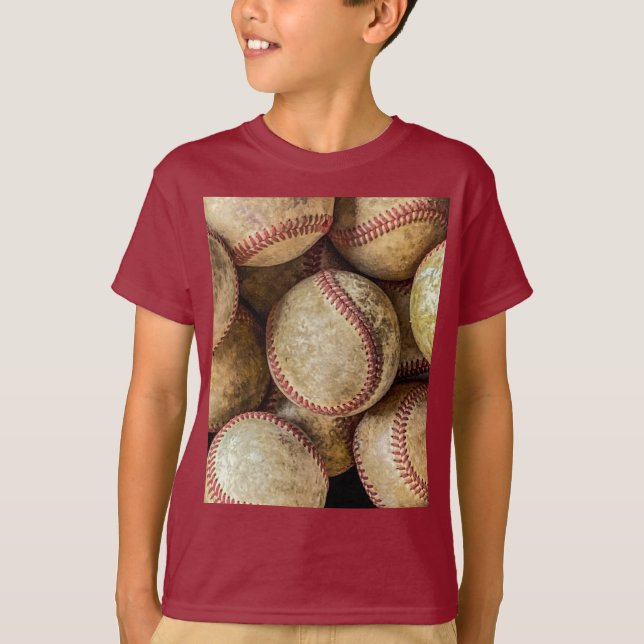 Barnens grundläggande T-shirt (Framsida)