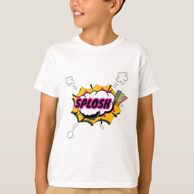 Barnens Grundläggande T-Shirt (Framsida)