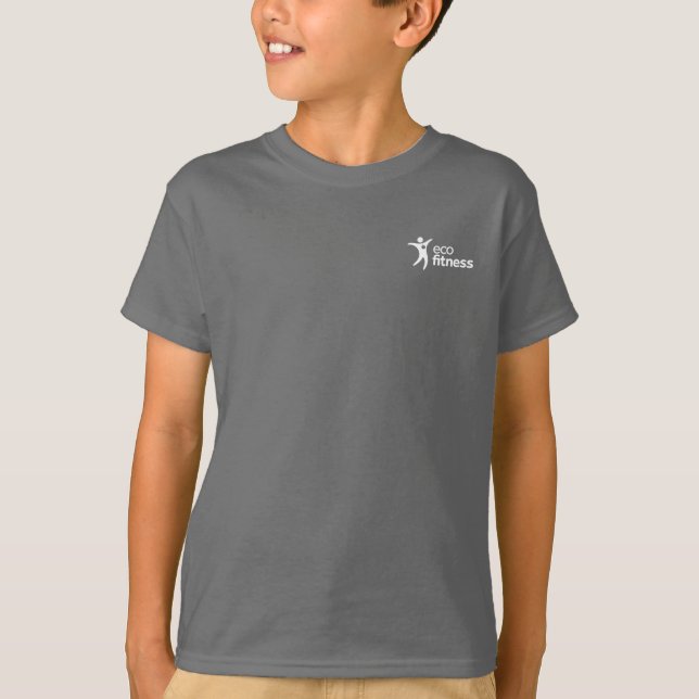 Barnens grundläggande t-shirt | Eco Fitness (Framsida)