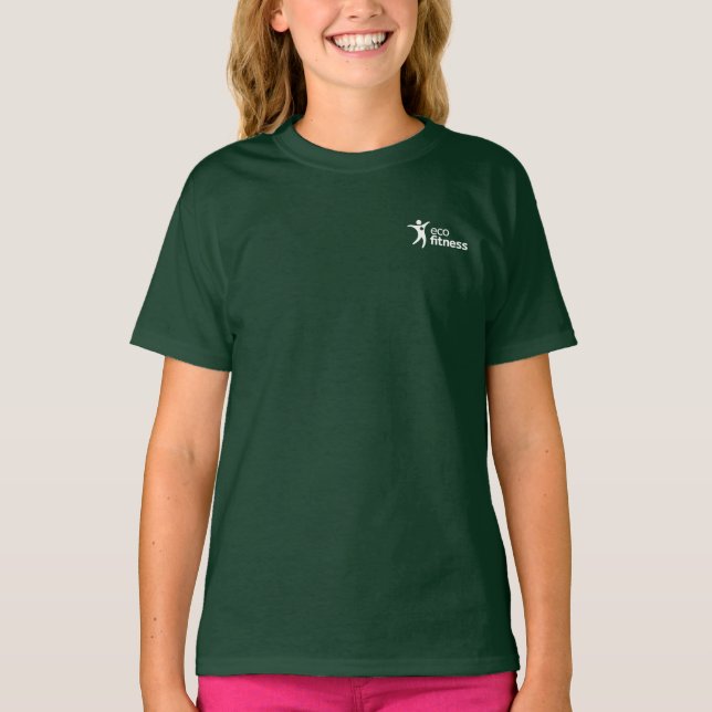 Barnens grundläggande t-shirt | Eco Fitness (Framsida)