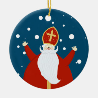 Barnens helgdagar i S:t Nicholas Day Julgransprydnad Keramik
