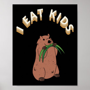Barnens i Eat Kids' Sticker Poster