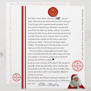 Barnens julbekräftelsebrev från Tomten