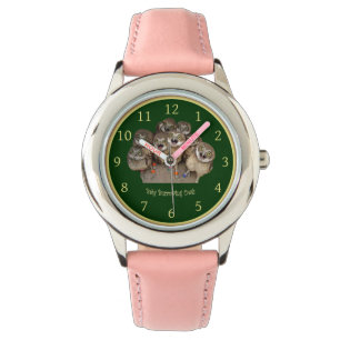 Barnens klocka ~ Baby Burrowing Uggla ~ Se upp