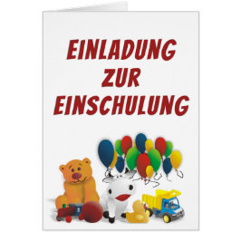 Barnens leksak hälsningskort