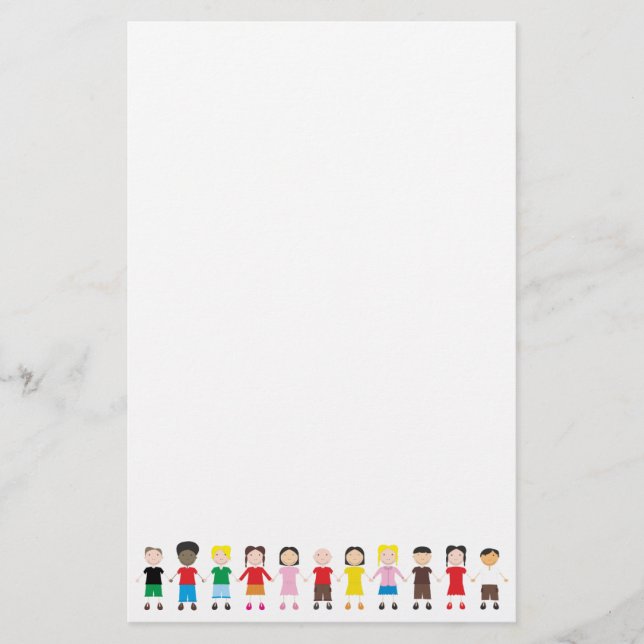 Barnens rad brevpapper (Framsida)