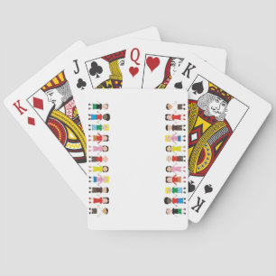 Barnens rad spel kort