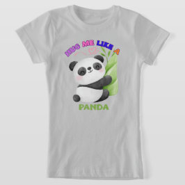 Barnens T-Shirt – Krama mig som en Panda 🐼