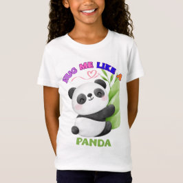 Barnens T-Shirt – Krama mig som en Panda 🐼