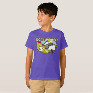 Barnens tredje födelsedag I dag är jag tre! Cute L T Shirt