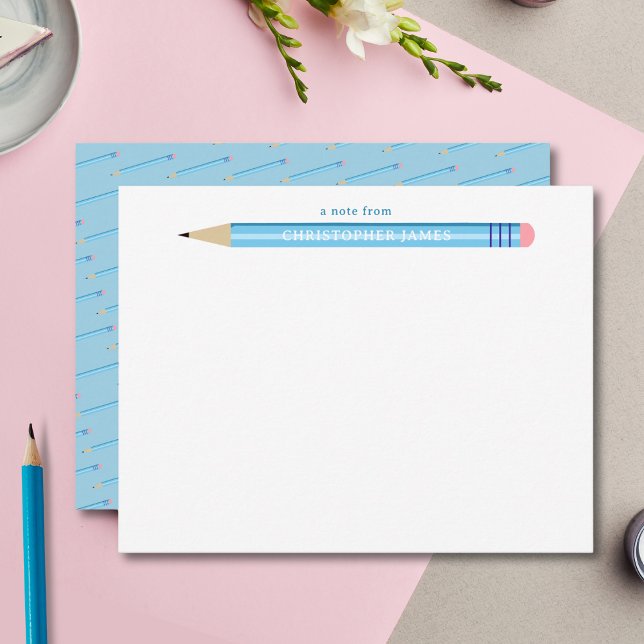 Barnens vykort 'Ett meddelande från Pencil Flat' (Skapare uppladdad)