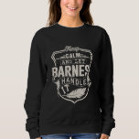 Barnes Efternamn Shirt Barnes Namn Birthday T Shirt<br><div class="desc">Barnes Efternamn Shirt Barnes Namn Birthday</div>