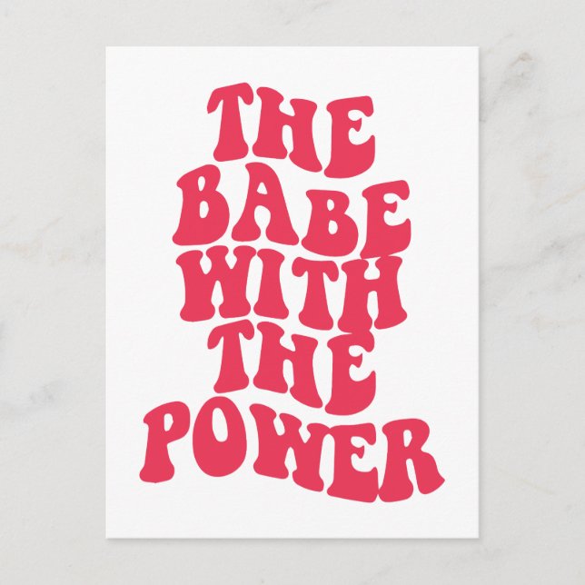 Barnet med kraften vykort (Framsida)