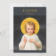 Barnet påsk Kristus välsignelse CC1213 Emile Munie