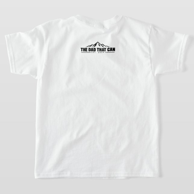 Barnet Som Kan T Shirt (Laydown Baksida)