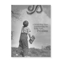 Barnet tajmar först tillkalla en flädergud