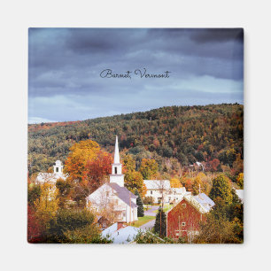 Barnet, Vermont, färg under hösten Magnet