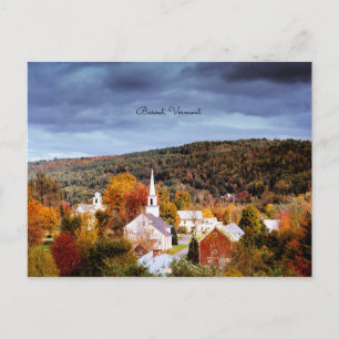 Barnet, Vermont, höstfärger Vykort
