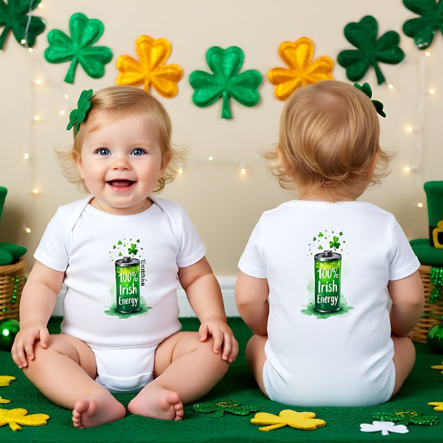 Barnets 1:a St. Patrick's Day, Kruka med fniss T Shirt (Baby's 1st St. Patrick's Day, Pot o’ Giggles Baby Bodysuit)