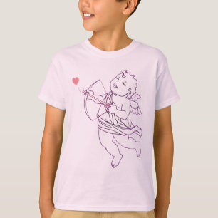 Barnets Alla hjärtans dags sweatshirt Cupid skjort T-shirt