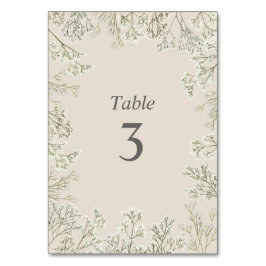 Barnets andedräkt Bröllop Bordsnummer