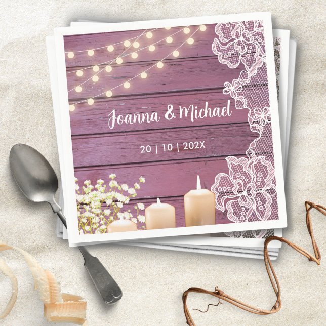 Barnets andedräkt och strypning Ljus Rustic Rosa B Pappersservett (Skapare uppladdad)