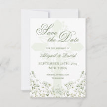 Barnets andedräkt Religiösa Bröllop spara datum