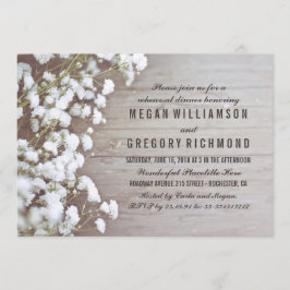 Barnets andedräkt Rustic Rehearsal Middag Inbjudningar