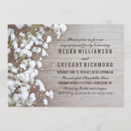 Barnets andedräkt Rustik Förlovningsfest Inbjudningar