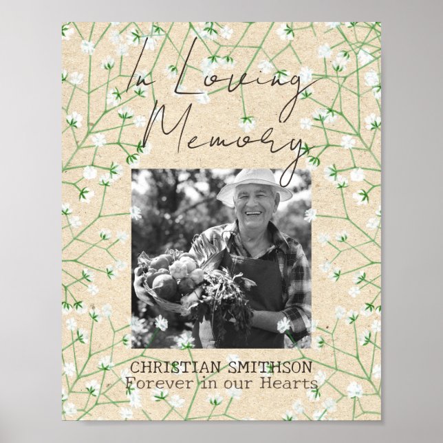 Barnets andningsjuka i det flytande minnet Bröllop Poster (Framsidan)