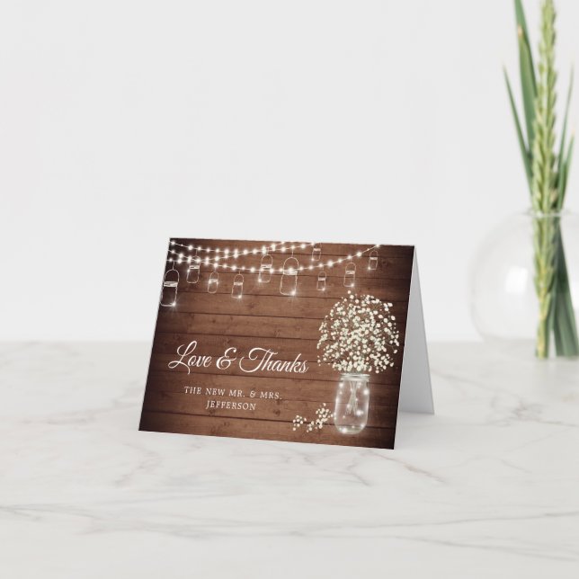 Barnets andningsmynning Burk Rustic Watercolor Blo Tack Kort (Framsida)