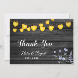 Barnets andningsmynning Burk String Ljus Bröllop ä Tack Kort