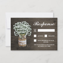 Barnets andningspaket Mason Burk Bröllop OSA-kort