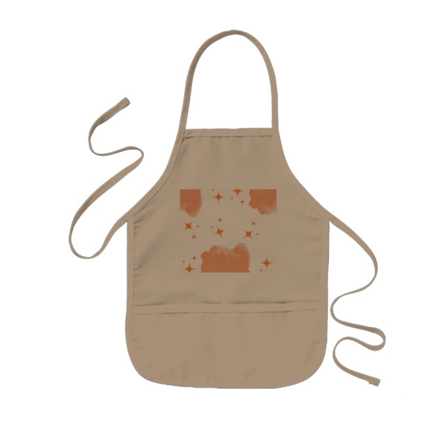 Barnets Apron "Orange Sonic" Barnförkläde (Framsidan)