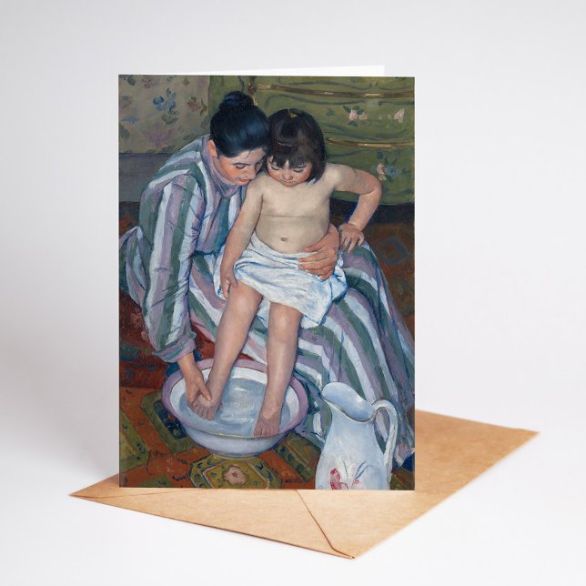 Barnets bad | Mary Cassatt Kort (Skapare uppladdad)