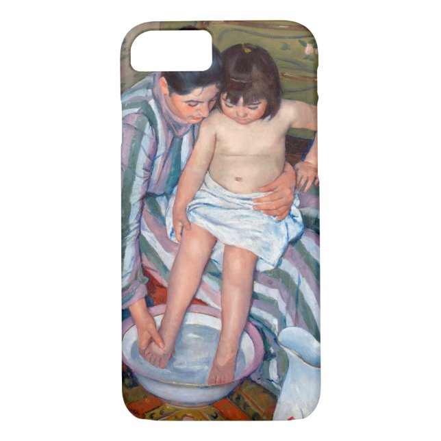 Barnets bath, Mary Cassatt Case-Mate iPhone Skal (Baksida)