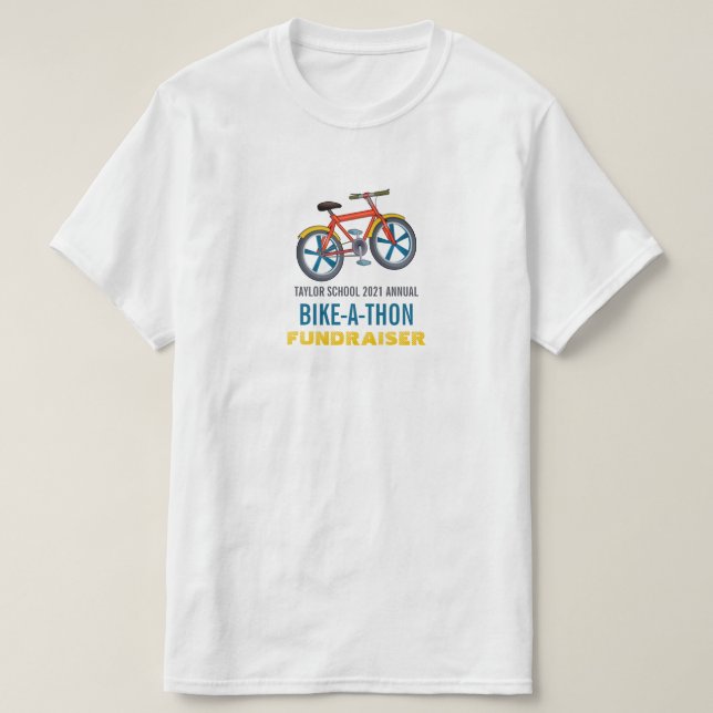 Barnets bike, Barns välgörenhetsbike-a-thon-händel T Shirt (Design framsida)