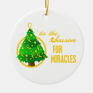 Barnets Cancer jul Miracles Julgransprydnad Keramik