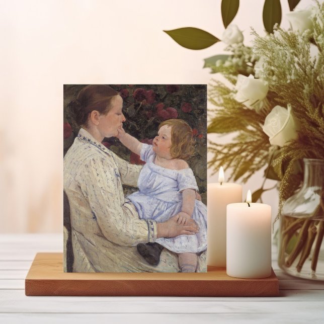 Barnets caress | Mary Cassatt Vykort (Skapare uppladdad)